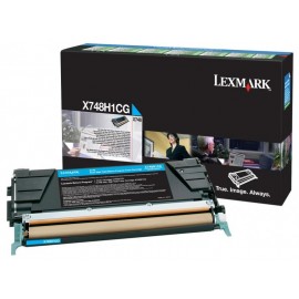 LEXMARK X748H1CG CYAN TONER