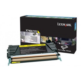 lexmark-x746a1yg-yellow-toner