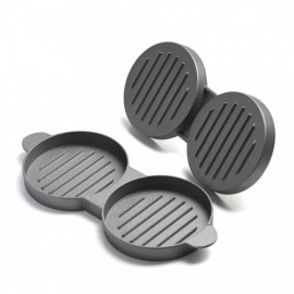 PRESA BURGER DUBLA MANER LEMN D12.5 CM