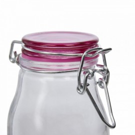 BORCAN DEPOZITARE STICLA+CAPAC ROZ,150ML