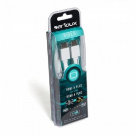 serioux-hdmi-m-m-white-flat-cable-15m