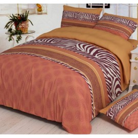 LENJERIE DE PAT DBL MICROFIBRA BROWN