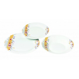 SERVICIU MASA 18 PIESE PORTELAN, OLIVIA