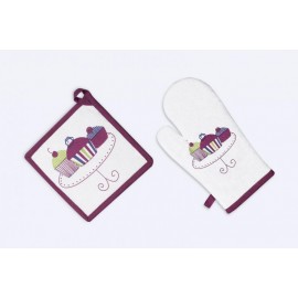 SET DE BUCATARIE 2 PIESE CUPCAKE