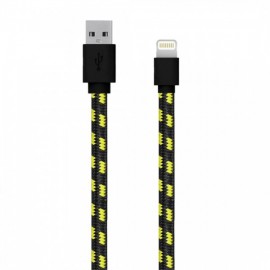SERIOUX APPLE MFI FAB CABLE 1M BLACK