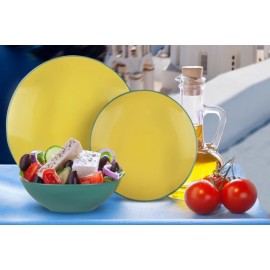 SERVICIU DE MASA 18 PIESE  CRETA