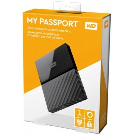 EHDD 1TB WD 2.5 MY PASSPORT BLACK