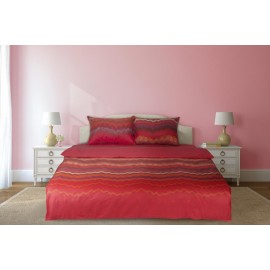 LENJERIE PAT DBL 4PCS 132TC-FOUTA RED