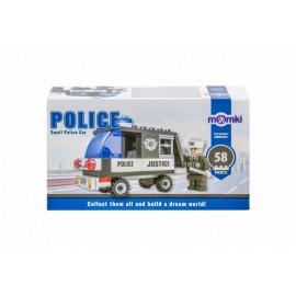 Cuburi constr,58 p-Masina mica politie