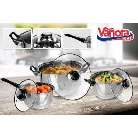 SET GATIT 6 PIESE INOX, PRIMO