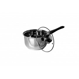 CASEROLA INOX+CAPAC 16X9.5CM1,4 L,PRIMO