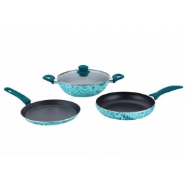 SET GATIT ALUMINIU 4 PIESE, MANDALA BLUE